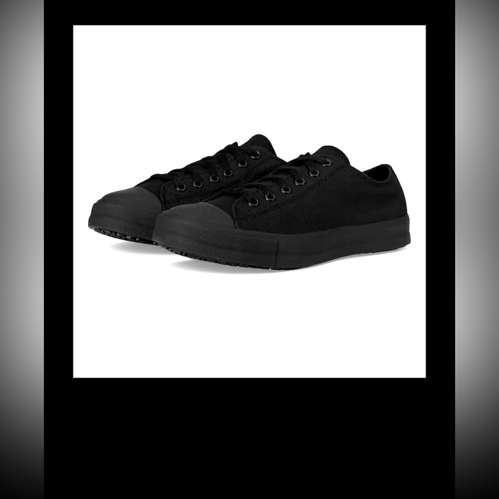 Shoes For Crews Delray Canvas Low Top Lace Up Sneaker ASTM F3445-21 Unisex Sz 10